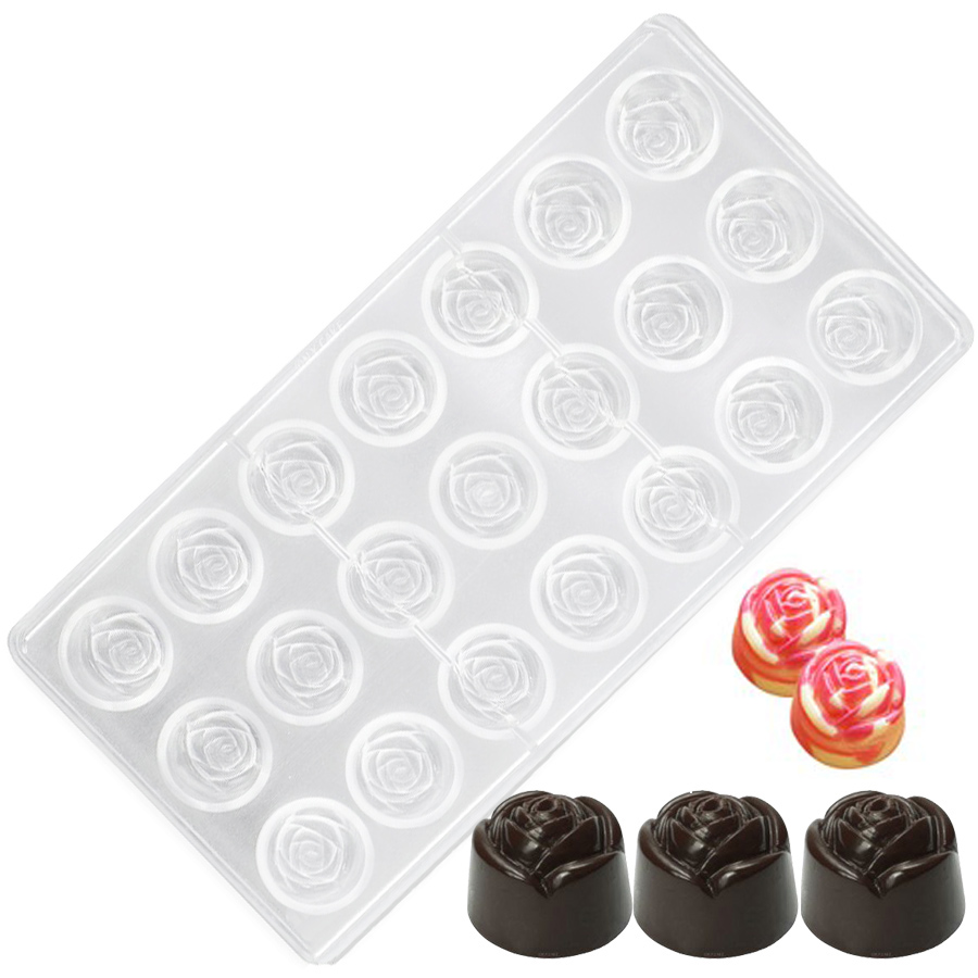 Baking Kitchen Diy - Moldes de Chocolate de plástico duro