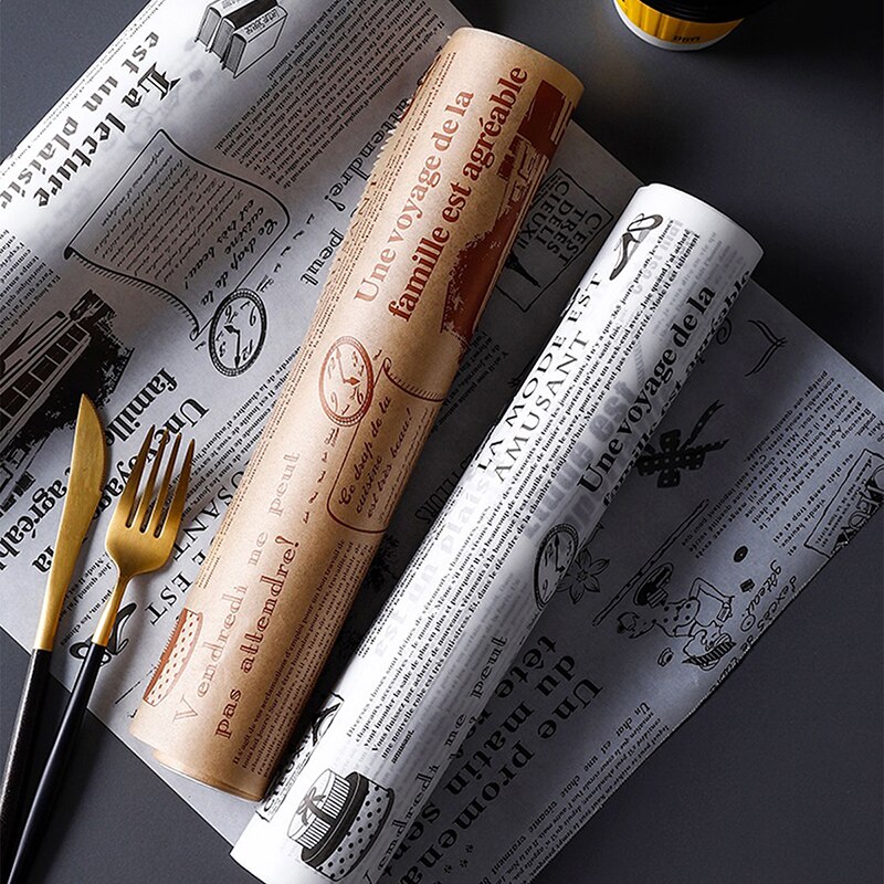 Kitchen Baking Paper - Rollo de papel absorbente de aceite