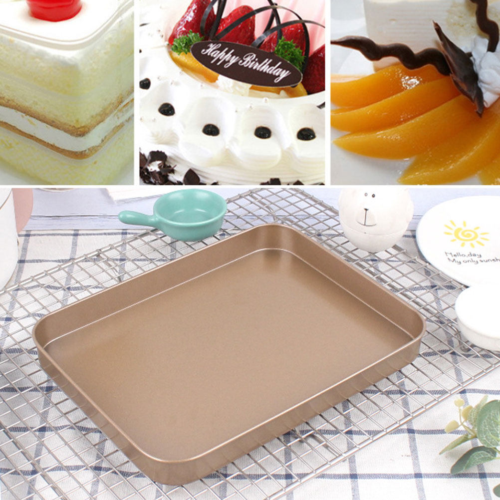 Kitchen Baking Pan - Molde Rectangular para Pastel de Acero