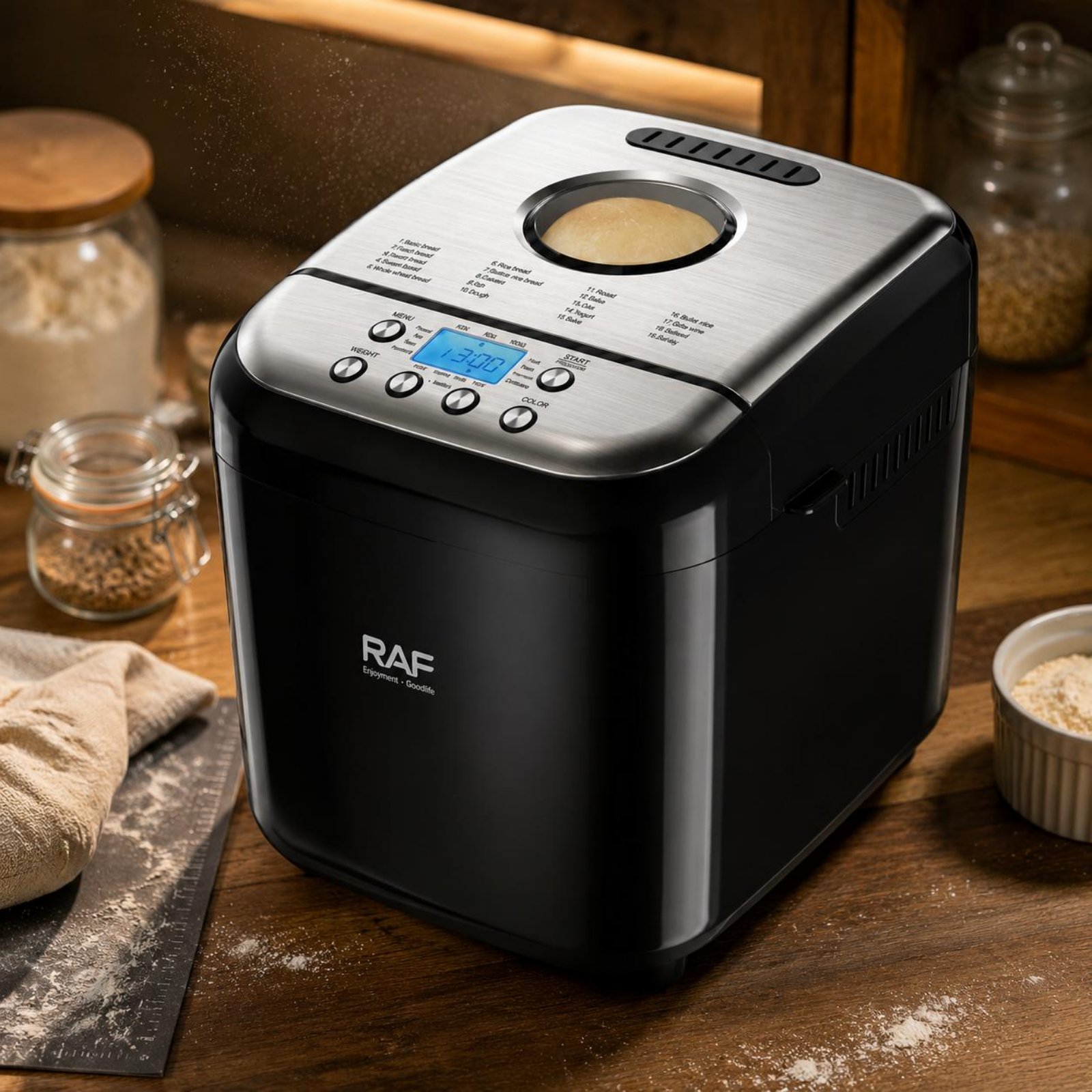 Máquina para Hacer Pan Automát - Baking Kitchen Hourly reseña y precio