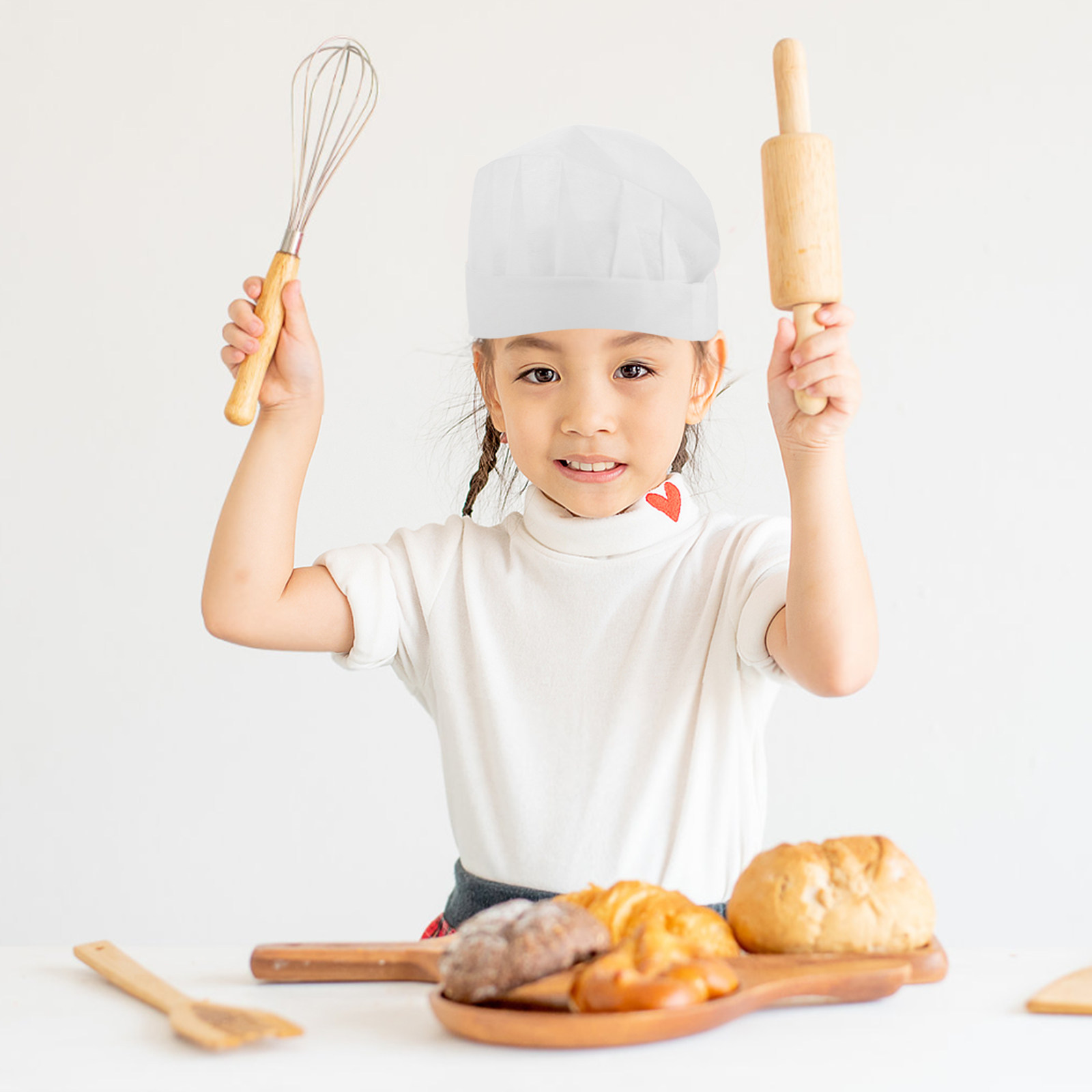 15 gorros de chef para niños,  - Baking Kitchen Kids reseña y precio