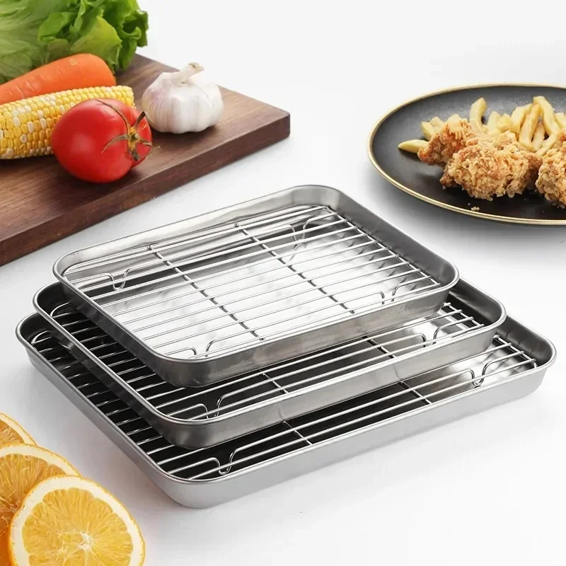 Bandeja para hornear de acero  - Kitchen Baking Rack reseña y precio