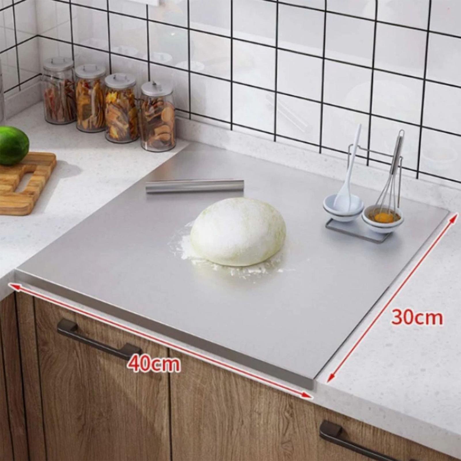 Tabla de Cortar de Acero Inoxi - Kitchen With Baking Area reseña y precio