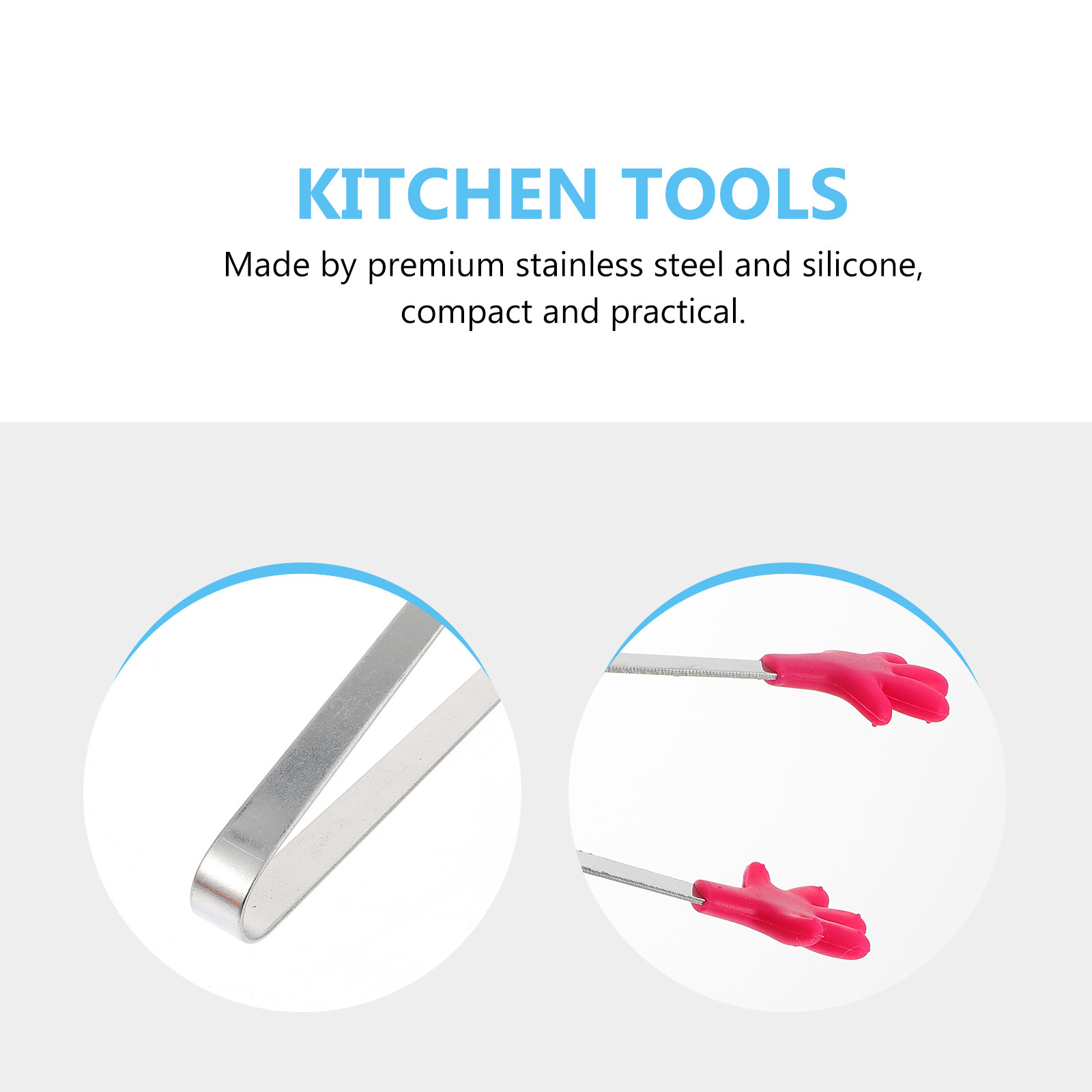 6 pinzas de silicona para alim - Baking Kitchen Kids reseña y precio