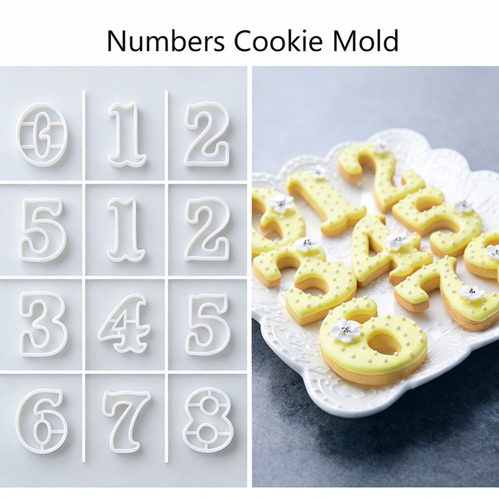 Cortadores de galletas con núm - Baking Kitchen Diy reseña y precio