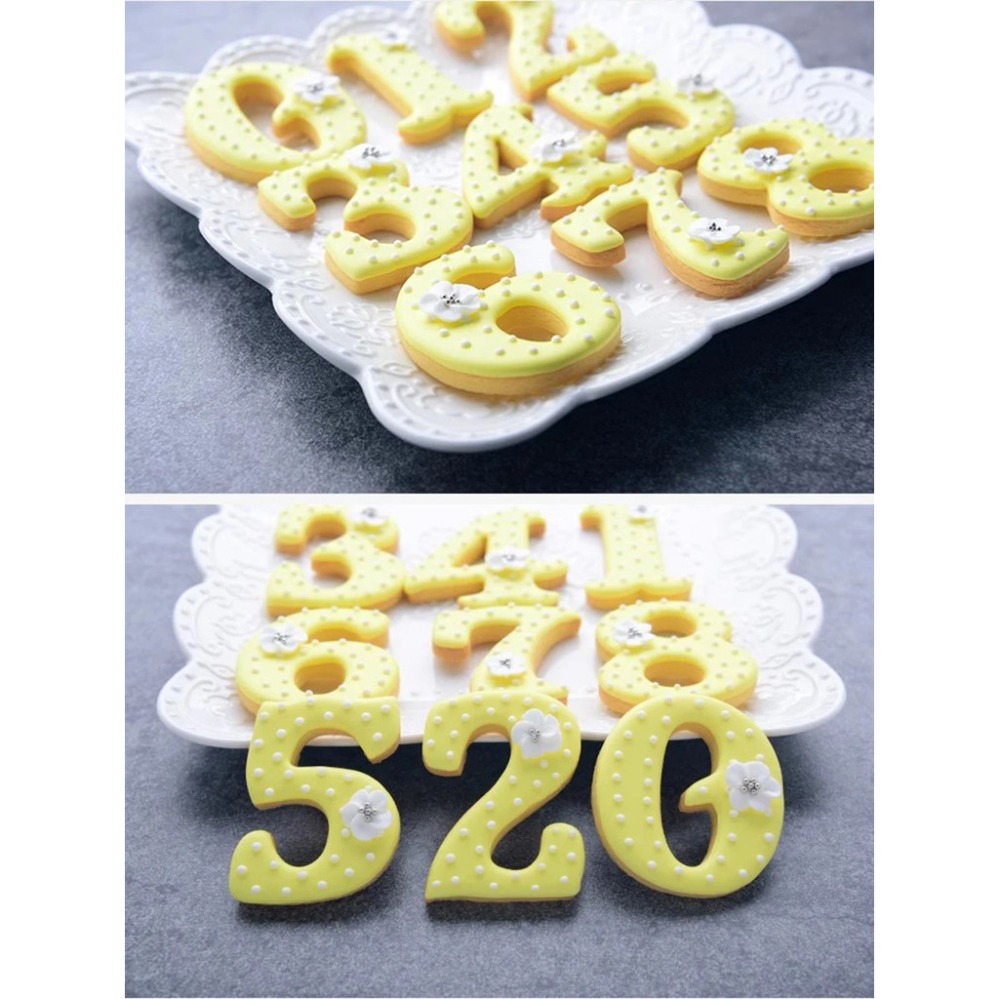 Cortadores de galletas con núm - Baking Kitchen Diy reseña y precio