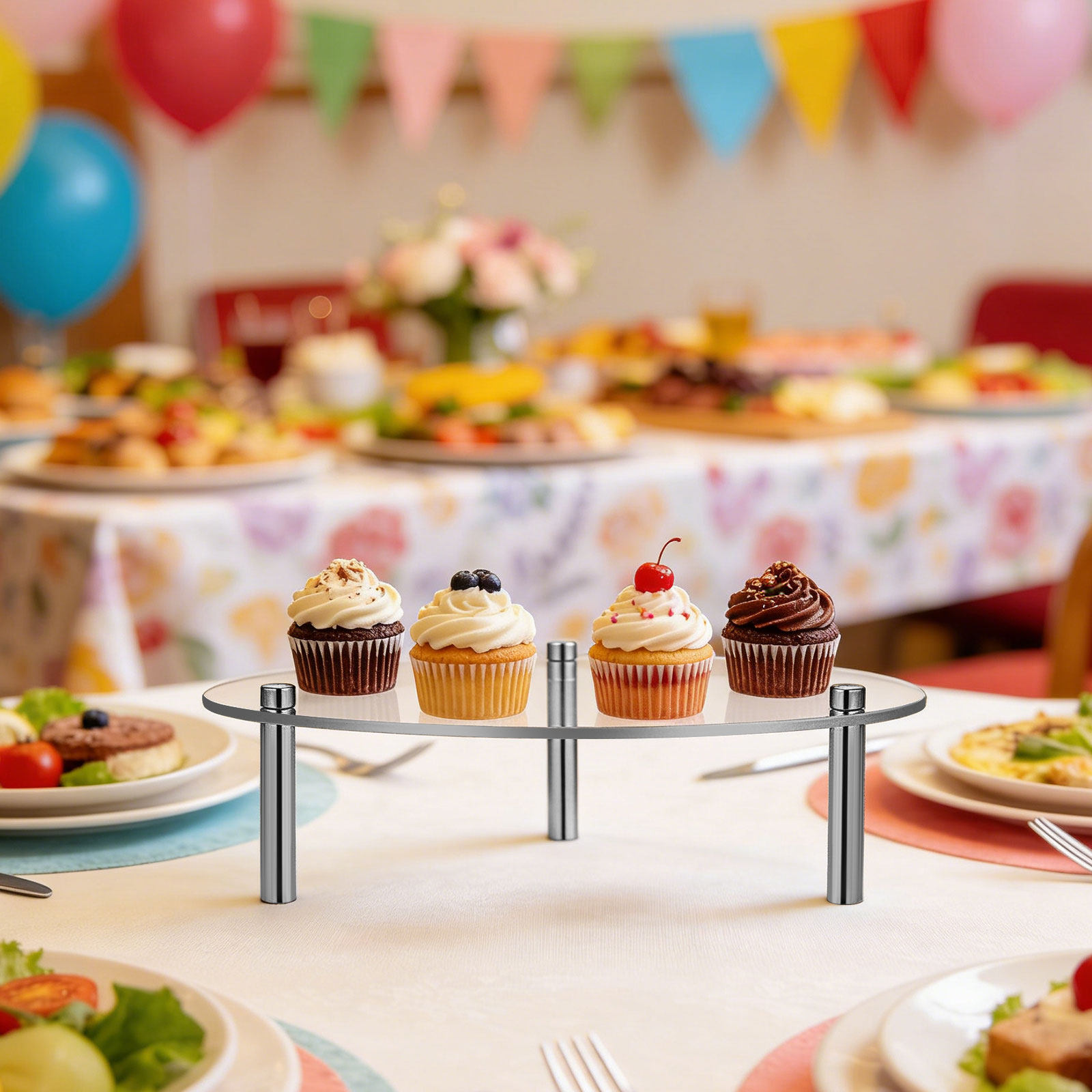 3 piezas de soporte transparen - Kitchen Baking Rack reseña y precio