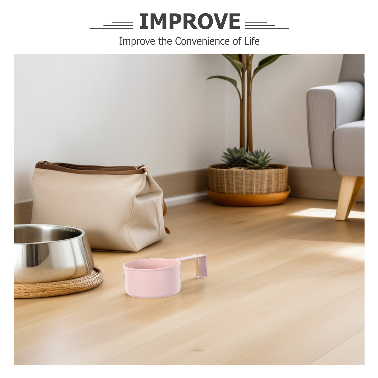 Cuchara medidora de metal rosa - Baking Powder Kitchen reseña y precio