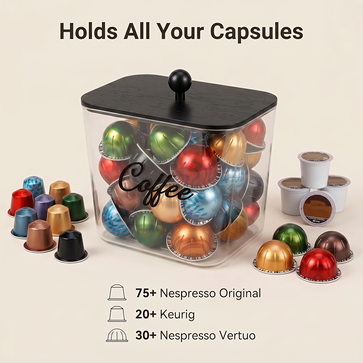 Organizador de Cápsulas de Caf - Kitchen Baking Tins reseña y precio