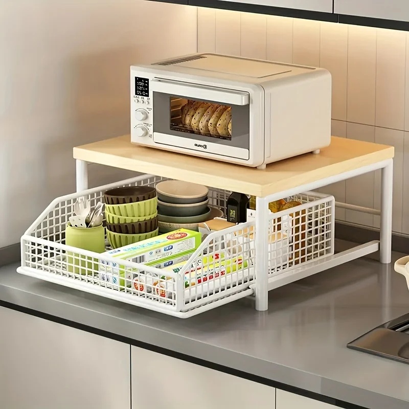 Soporte vertical para microond - Kitchen Baking Rack reseña y precio