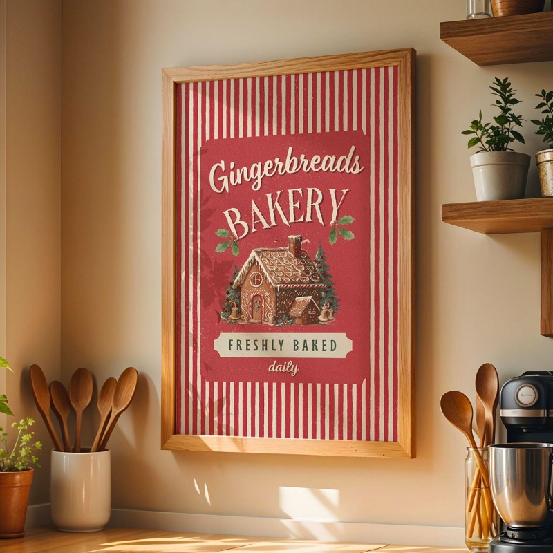 Cuadro decorativo de lienzo co - Kitchen Baking Wall Art reseña y precio