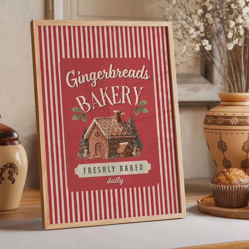 Cuadro decorativo de lienzo co - Kitchen Baking Wall Art reseña y precio