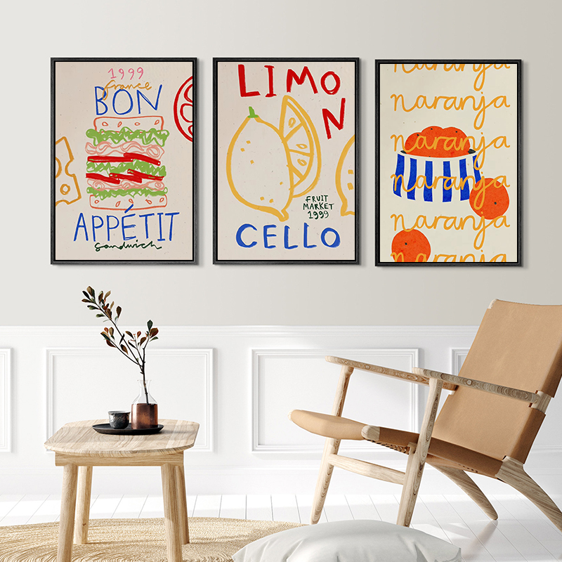 Póster Impreso de Comida, Past - Kitchen Baking Wall Art reseña y precio