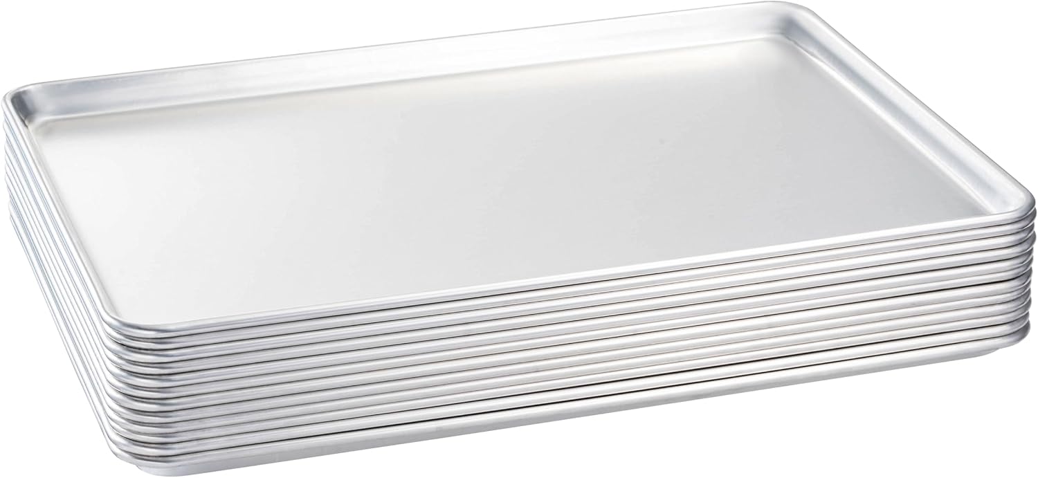 Juego de bandejas de aluminio  - Kitchen Baking Pan reseña y precio
