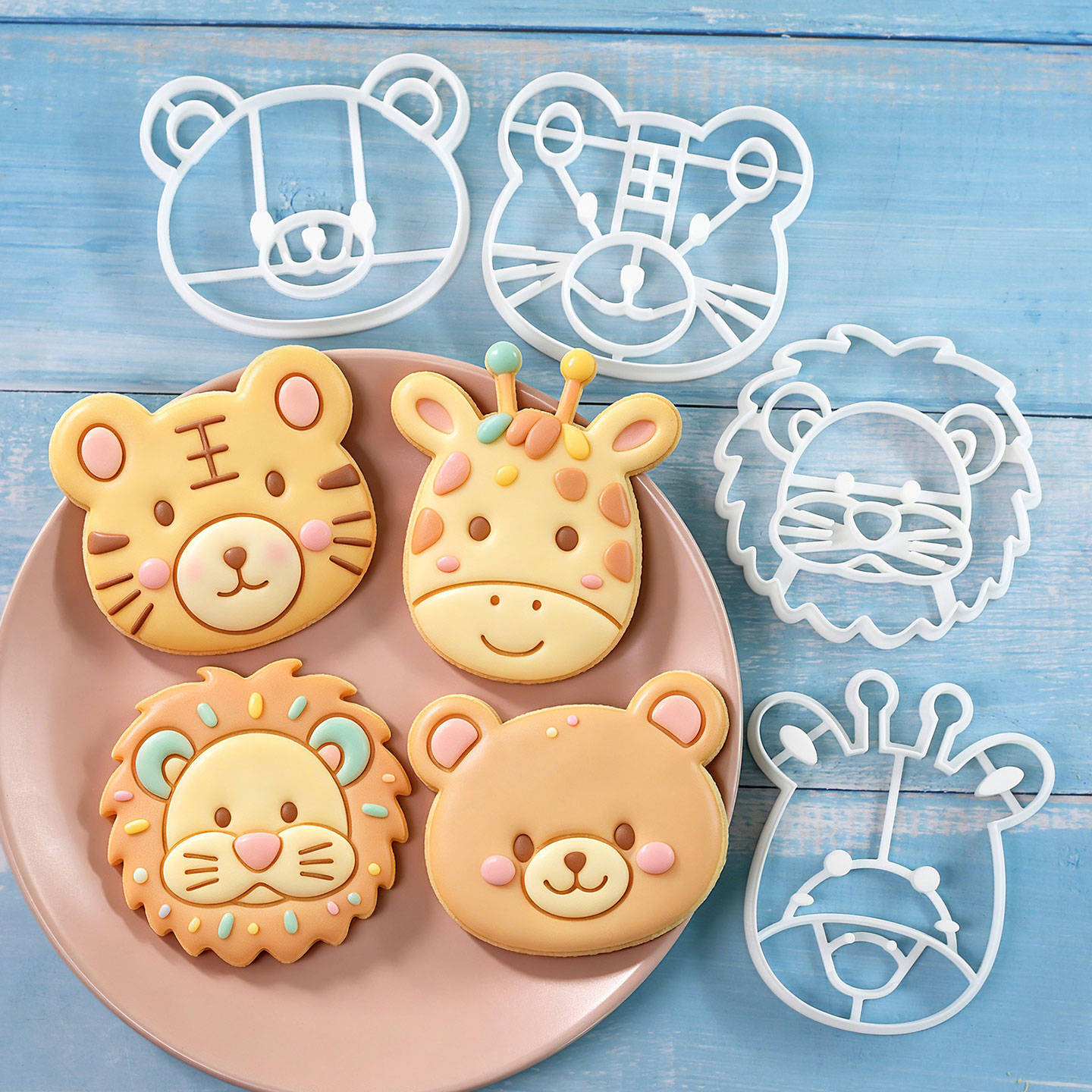 Juego de 4 Cortadores de Galle - Kitchen Baking Cake reseña y precio