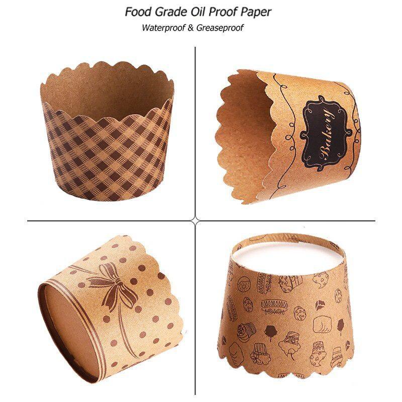 50 unids/pack de vasos de pape - Kitchen Baking Paper reseña y precio