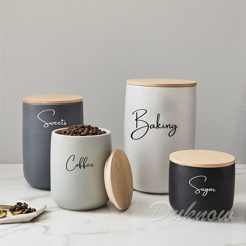Etiquetas adhesivas para tarro - Kitchen Baking Wall Art reseña y precio