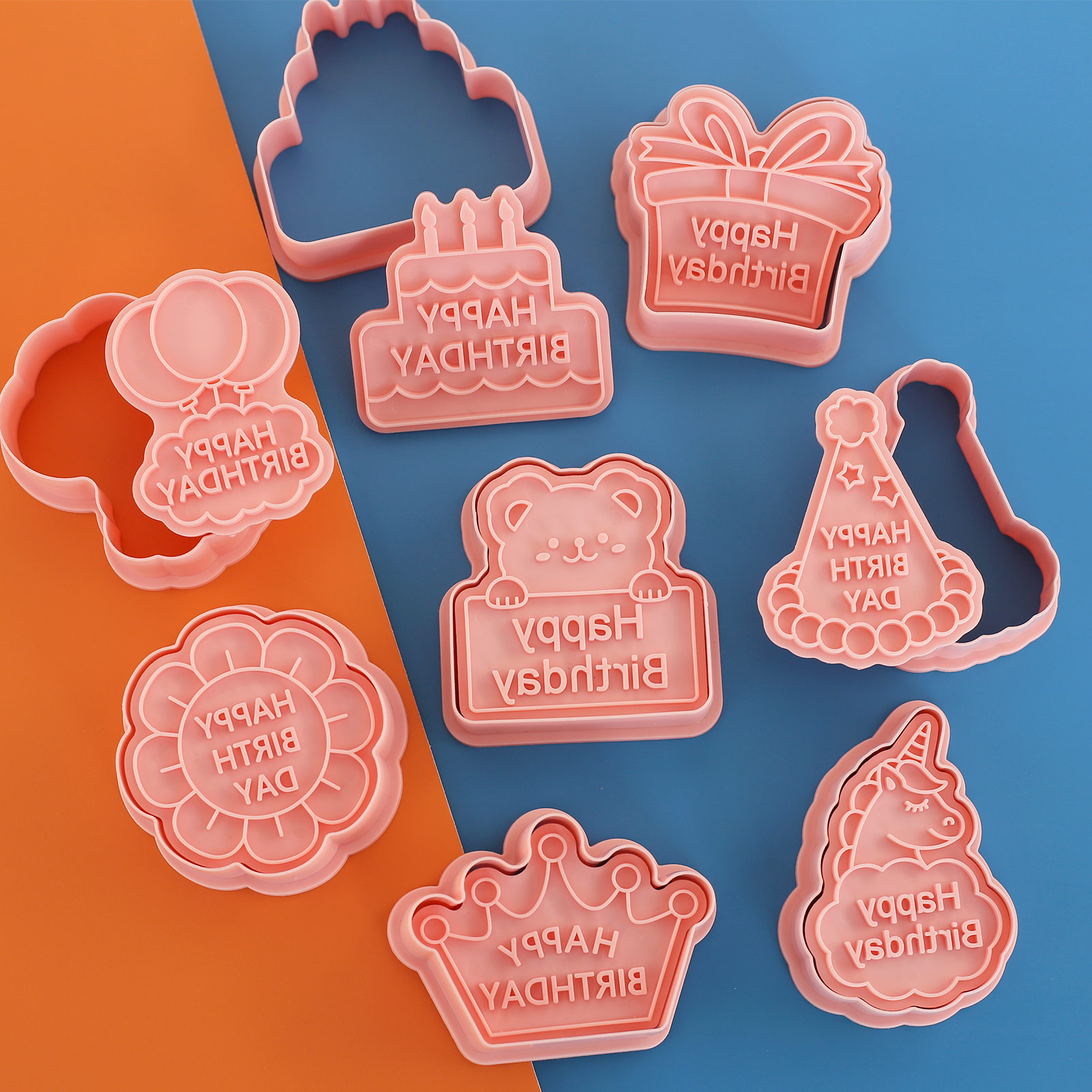 8 Uds. Cortador de galletas de - Baking Kitchen Kids reseña y precio