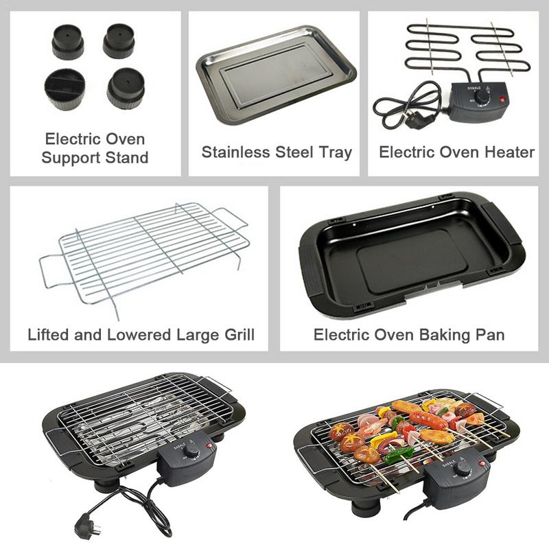 Parrilla sin humo para el hoga - Kitchen Baking Tray Organiser reseña y precio