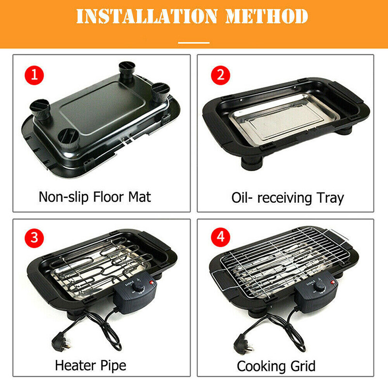 Parrilla sin humo para el hoga - Kitchen Baking Tray Organiser reseña y precio