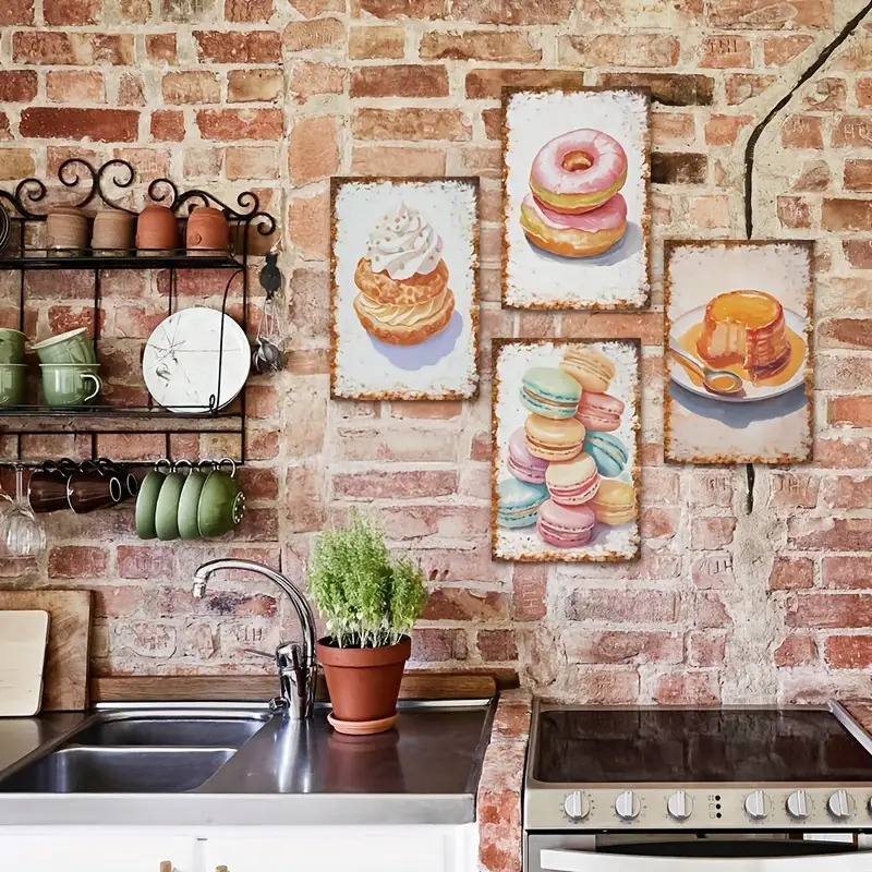Letrero decorativo de pared pa - Kitchen Baking Wall Art reseña y precio