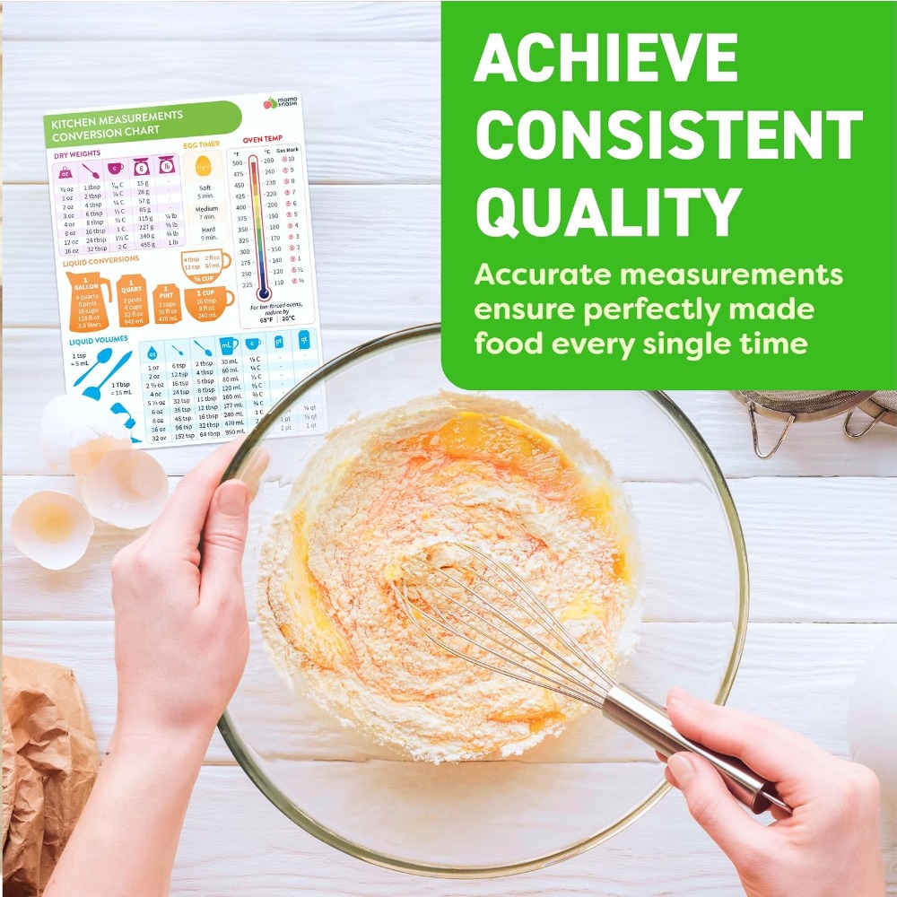 Tabla de conversión de medidas - Kitchen Baking Conversion Chart reseña y precio