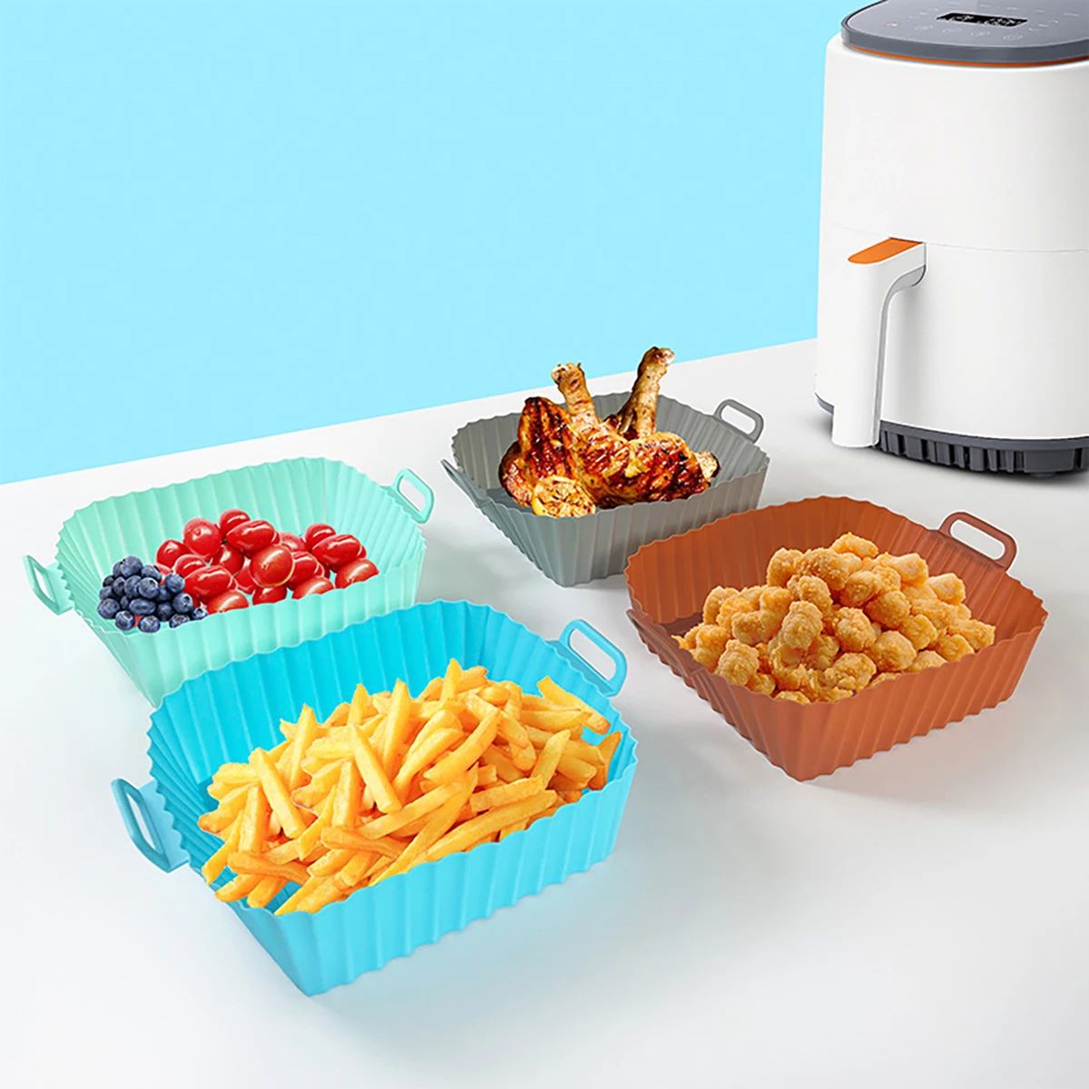 Molde de silicona para freidor - Kitchen Baking Pan reseña y precio