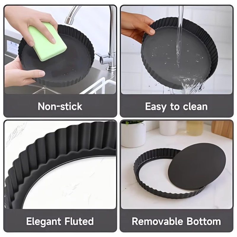 1 unidad Molde para tartas y q - Kitchen Baking Pan reseña y precio